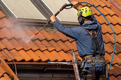 Démoussage et hydrofuge de toiture à Mouillac